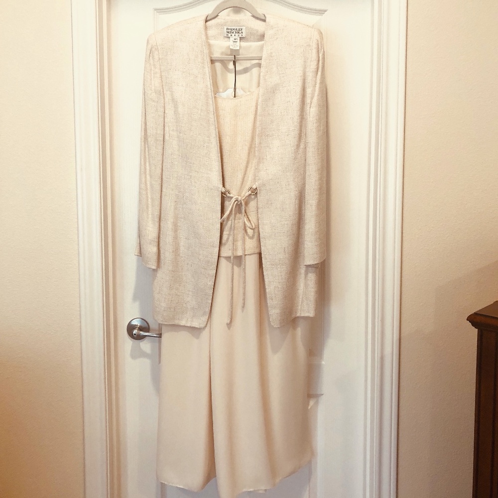 Badgley Mischka Designer Vintage 3-Piece Pantsuit - Size 12